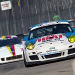 day 2 muhlner porsche 911 gt3 cup the heat tomy drissi detroit saturday 08