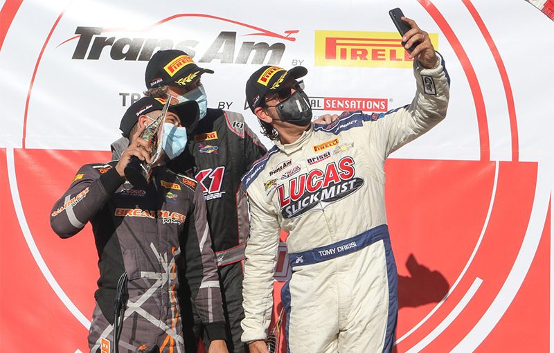 Another Podium for the Lucas SlickMist Driver Tomy Drissi in Texas for the Trans Am Presented by Pirelli Championship
